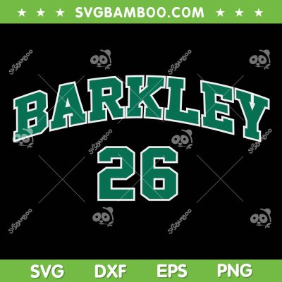 Saquon Eagles Barkley SVG PNG, Barkley Jersey Number 26 SVG, Philadelphia Eagles Barkley DXF SVG PNG EPS Saquon Eagles Barkley SVG PNG, Barkley Jersey Number 26 SVG, Philadelphia Eagles Barkley DXF SVG PNG EPS