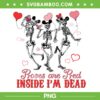 Skeleton Dancing Valentine PNG, Skeleton Mouse Ear Valentine Heart PNG Skeleton Dancing Valentine PNG, Skeleton Mouse Ear Valentine Heart PNG