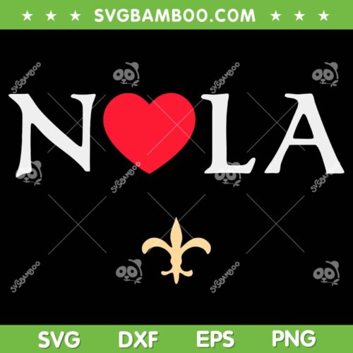 NOLA Orleans Strong SVG PNG, NOLA Strong Support Never Forget SVG