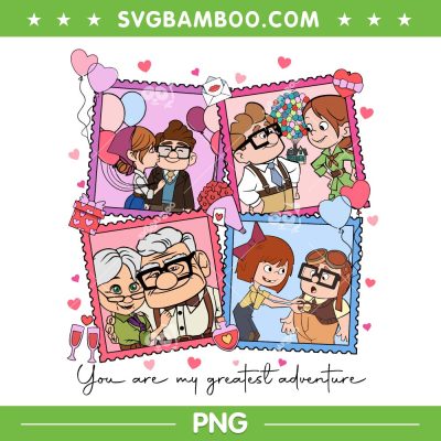 You Are My Valentine Up Movie PNG, Carl and Ellie Valentine Heart PNG