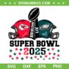 Super Bowl 2025 SVG, Chiefs vs Eagles Super Bowl LIX SVG PNG Super Bowl 2025 SVG, Chiefs vs Eagles Super Bowl LIX SVG PNG