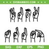 Anti-Trump MAGA Political SVG, Hand Sign Trump SVG PNG