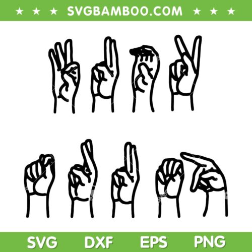 Anti-Trump MAGA Political SVG, Hand Sign Trump SVG PNG