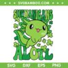 Axolotl St Patrick's Day SVG, Shenanigans Alotl SVG PNG Axolotl St Patrick's Day SVG, Shenanigans Alotl SVG PNG