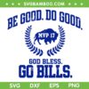 Josh Allen 17 MVP SVG PNG, BE GOOD DO GOOD GOD BLESS GO BILLS SVG