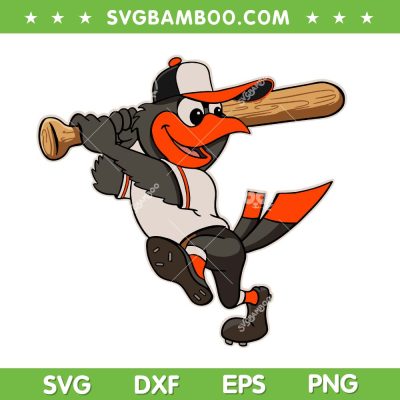 Baltimore Orioles Mascot SVG, Orioles Playing Baseball SVG PNG Baltimore Orioles Mascot SVG, Orioles Playing Baseball SVG PNG