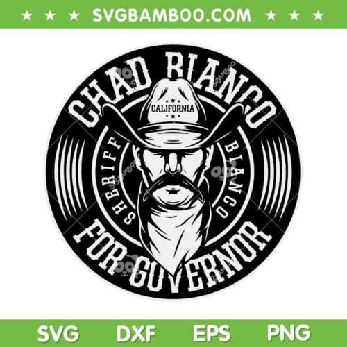 Chad Bianco for Governor SVG PNG, Sheriff Bianco of California SVG