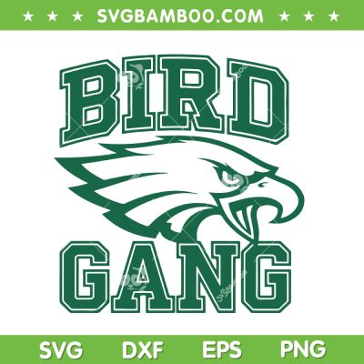 Bird Gang Ealges SVG, Philadelphia Eagles Bird SVG PNG