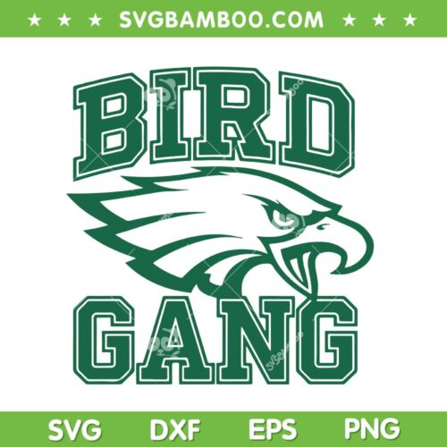 Bird Gang Ealges SVG, Philadelphia Eagles Bird SVG PNG