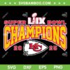 Chiefs Champions 2025 SVG PNG, Kansas City Chiefs Super Bowl LIX Championship SVG