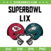 Chiefs vs Eagles 2025 SVG PNG, Super Bowl LIX SVG Chiefs vs Eagles 2025 SVG PNG, Super Bowl LIX SVG