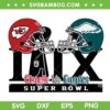 Chiefs vs Eagles 2025 SVG, Super Bowl LIX New Orleans 2025 SVG PNG Chiefs vs Eagles 2025 SVG, Super Bowl LIX New Orleans 2025 SVG PNG