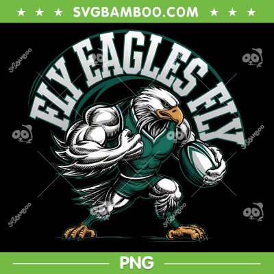 Fly Eagles Fly Vintage PNG, Eagles Let's Hunt PNG, Eagles Flying Bird Funny PNG