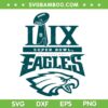 Eagles Super Bowl LIX SVG, Philadelphia Eagles Champions 2025 SVG PNG