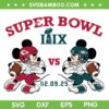 Eagles vs Chiefs Super Bowl SVG, Mickey Mouse Super Bowl LIX SVG PNG Eagles vs Chiefs Super Bowl SVG, Mickey Mouse Super Bowl LIX SVG PNG