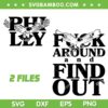 Fuck Around And Find Out Eagle SVG Bundle, Philadelphia Eagles Trending Saying 2 Files SVG PNG