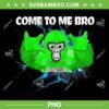 Funny Gorilla Come To me Bro PNG, Kids Game VR Gorilla Tag PNG