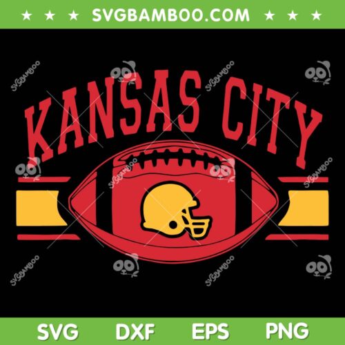 Kansas City Apparel SVG PNG, KC Chiefs Football Logo SVG