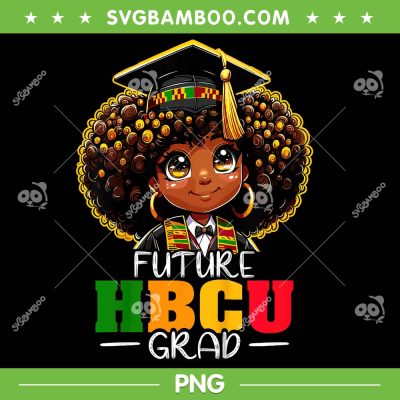 Kids Future Hbcu Grad PNG, Afro Girls Black History Month 2025 PNG