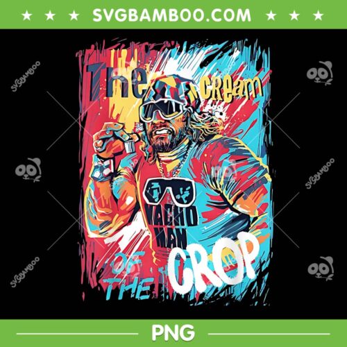 Macho Cream of Crop Colorful PNG, Funny Macho Oh Yeah Retro PNG