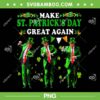 Trump Dancing St Patrick's Day PNG, Trump Make Patricks Day Great Again PNG