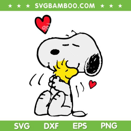 Peanuts Snoopy Valentine Day SVG, Snoppy Lots of Love SVG PNG