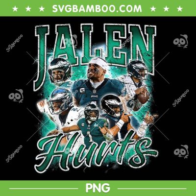 Team Jalen Hurts PNG, Jalen Hurts Last Name 90s PNG