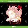 Vintage Not Today Cupid PNG, Cupid Valentines Day PNG
