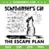 Schrodinger's Cat The Escape Plan SVG, Funny Schrodingers Cat SVG PNG Schrodinger's Cat The Escape Plan SVG, Funny Schrodingers Cat SVG PNG