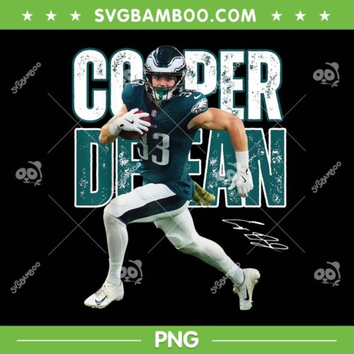 Vintage Cooper Dejean PNG, Eagles Cooper DeJean 90's Style PNG