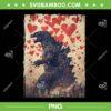 Kaiju Valentine PNG, Vintage Kaiju Love Heart PNG, Kaiju Japanese Art PNG Kaiju Valentine PNG, Vintage Kaiju Love Heart PNG, Kaiju Japanese Art PNG