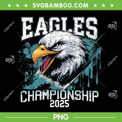 Vintage Eagles Championship 2025 PNG, Eagles Super Bowl Champions PNG, Celebrated Eagles PNG