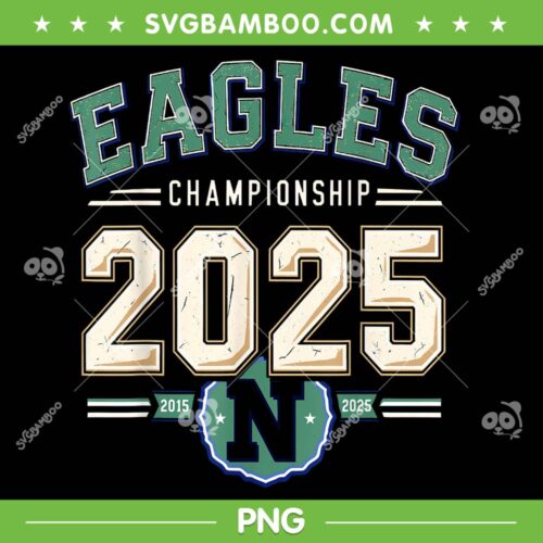 Eagles Championship 2025 PNG, Eagles Super Bowl LIX Champions PNG