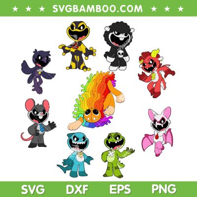 Yarnaby Nightmare Plush Critters SVG, Poppy Playtime Critters Characters SVG PNG Yarnaby Nightmare Plush Critters SVG, Poppy Playtime Critters Characters SVG PNG