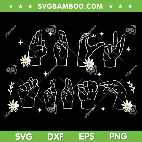 Anti Trump Hand Sign SVG, Funny Asl And Gesture Feminist SVG PNG