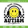 Autism Awareness Acceptance SVG, Smiley Autism SVG PNG, Special Education Teacher DXF SVG PNG EPS Autism Awareness Acceptance SVG, Smiley Autism SVG PNG, Special Education Teacher DXF SVG PNG EPS