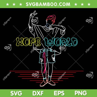 BTS Hope on the Stage Tour SVG, J Hope Tour 2025 SVG PNG, Seoul BTS Fan Lover DXF SVG PNG EPS
