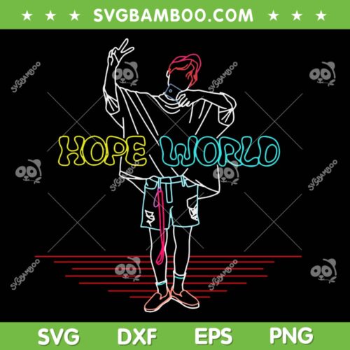 BTS Hope on the Stage Tour SVG, J Hope Tour 2025 SVG PNG, Seoul BTS Fan Lover DXF SVG PNG EPS