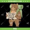Bear Foxtrot Delta Tango PNG, Funny Bear Hiking Camping PNG