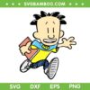 Big Nate SVG PNG, Funny Big Nate Go to School SVG