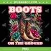 Boots On The Ground PNG, Cowgirl Linedance Boot Cowboy PNG