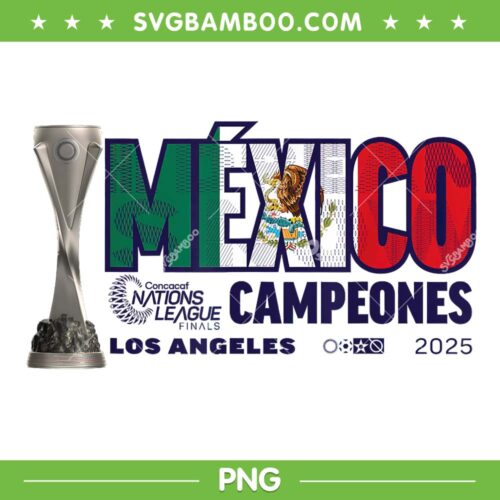 Champions Mexico Concacaf 2025 PNG, Mexico Nations League Champions PNG