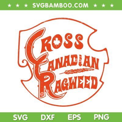 Cross Canadian Ragweed SVG PNG, Vintage Western Band Logo SVG, Red Dirt Country Music Clipart