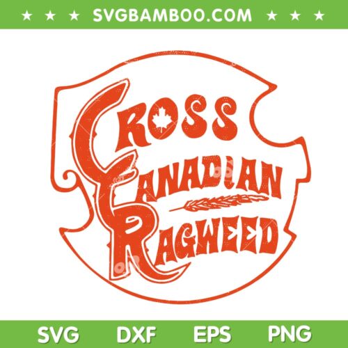 Cross Canadian Ragweed SVG PNG, Vintage Western Band Logo SVG, Red Dirt Country Music Clipart