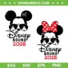 Disney Bound 2025 SVG PNG, Mickey and Minnie Sunglasses SVG Disney Bound 2025 SVG PNG, Mickey and Minnie Sunglasses SVG