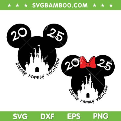 Disney Family Vacation 2025 SVG, Mickey and Minnie Mouse Family Trip SVG PNG Disney Family Vacation 2025 SVG, Mickey and Minnie Mouse Family Trip SVG PNG