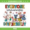 Everyone Communicates Differently PNG, Funny Book Characters PNG