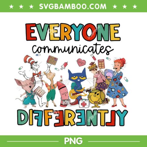Everyone Communicates Differently PNG, Funny Book Characters PNG