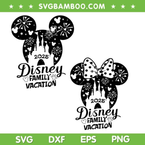 2025 Disney Family Vacation SVG, Mickey Vacay Mode Magical Kingdom SVG PNG