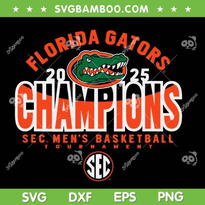 Florida Gators SEC Champions 2025 SVG, Men's Basketball Florida Gators SVG PNG Florida Gators SEC Champions 2025 SVG, Men's Basketball Florida Gators SVG PNG
